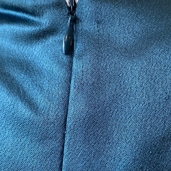 NWT Talbots Cocktail Dress in Teal Green. Size 10 p - Picture 5 of 6